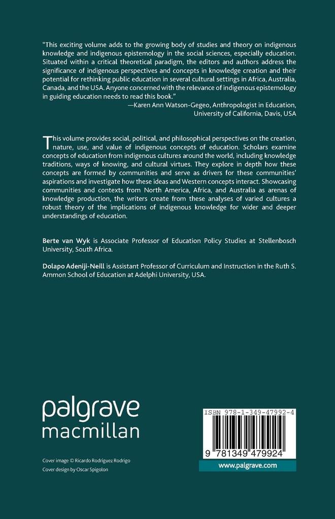 Weitere Ansicht: Indigenous Concepts of Education