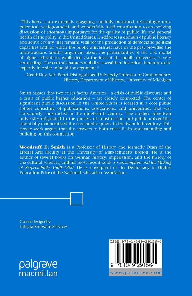 Weitere Ansicht: Public Universities and the Public Sphere | W. Smith