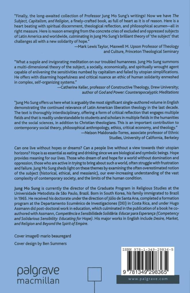 Weitere Ansicht: The Subject, Capitalism, and Religion | J. Sung