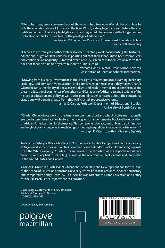 Weitere Ansicht: African-American/Afro-Canadian Schooling | C. Glenn