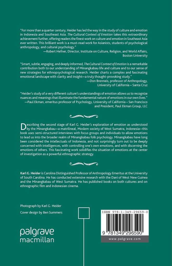 Weitere Ansicht: The Cultural Context of Emotion | K. Heider
