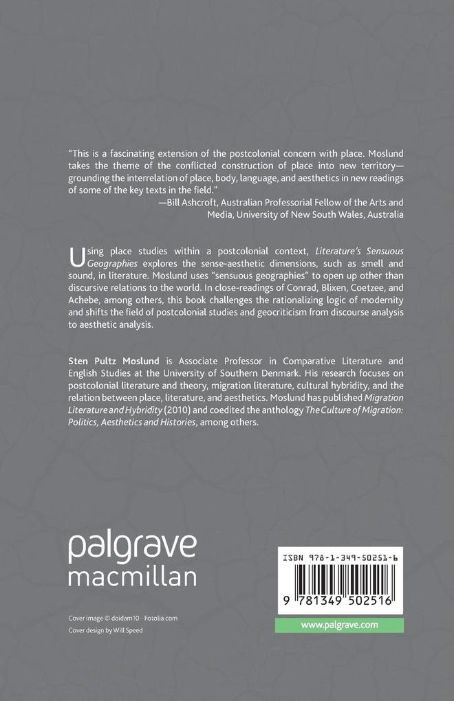 Weitere Ansicht: Literature's Sensuous Geographies | S. Moslund