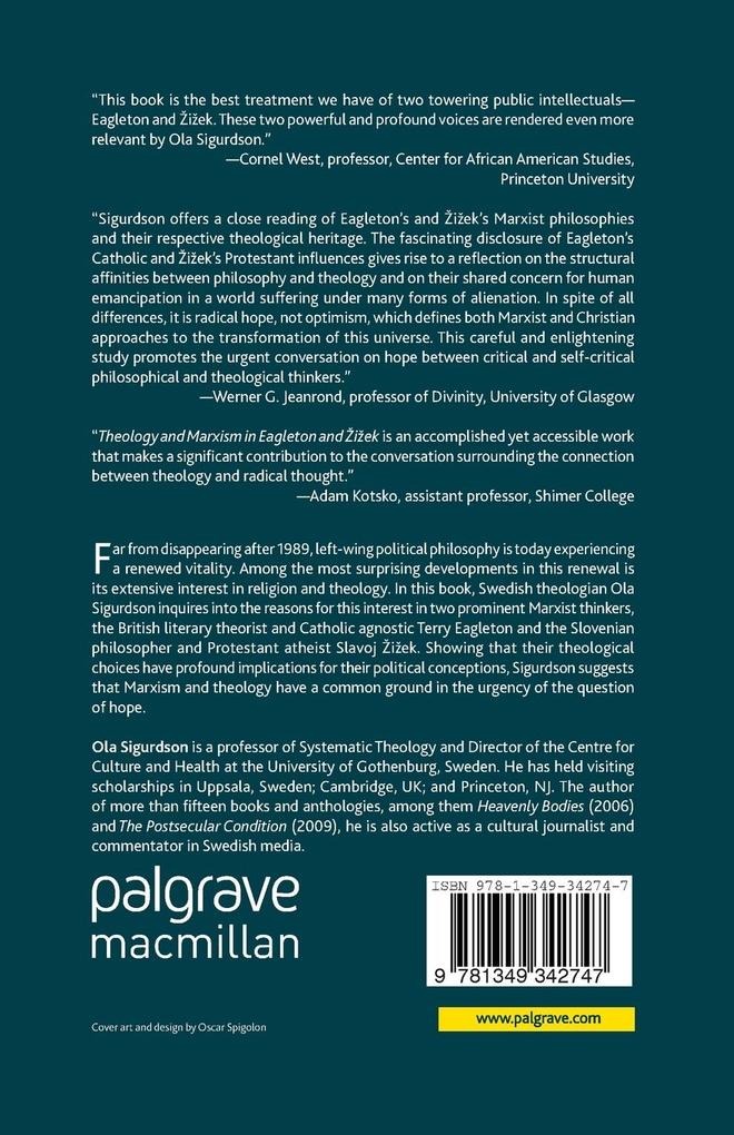 Weitere Ansicht: Theology and Marxism in Eagleton and iek | O. Sigurdson