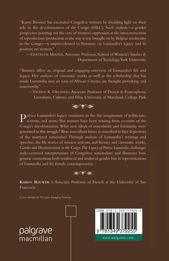 Weitere Ansicht: Gender and Decolonization in the Congo | K. Bouwer