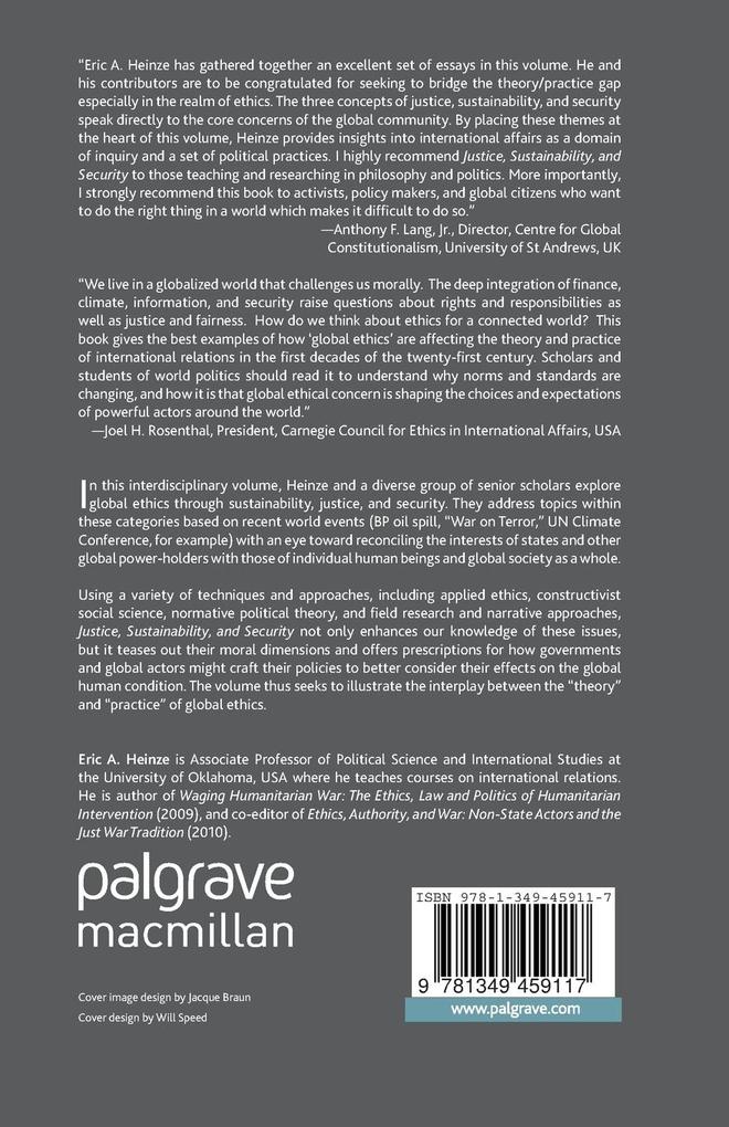 Weitere Ansicht: Justice, Sustainability, and Security