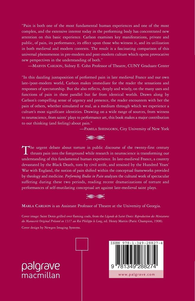 Weitere Ansicht: Performing Bodies in Pain | M. Carlson