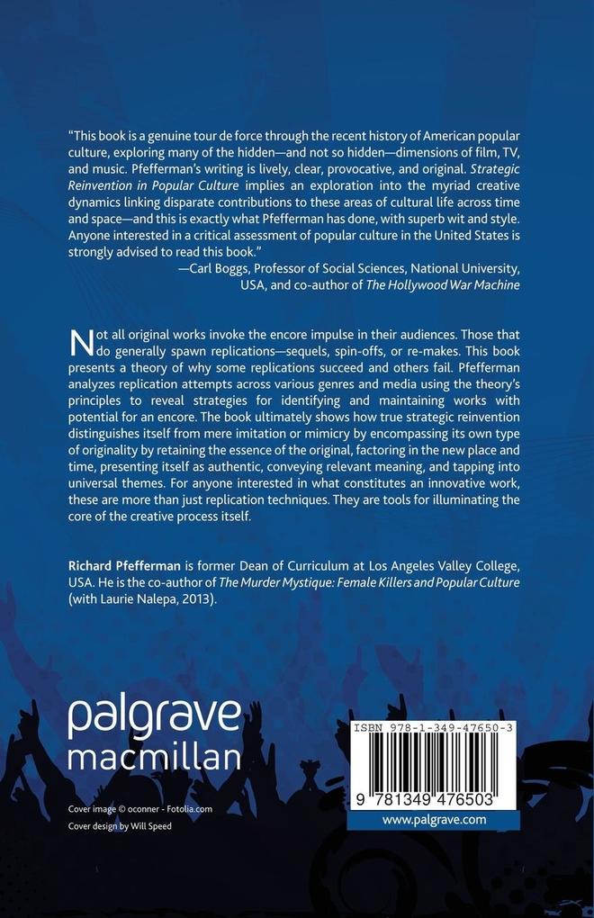 Weitere Ansicht: Strategic Reinvention in Popular Culture | Richard Pfefferman