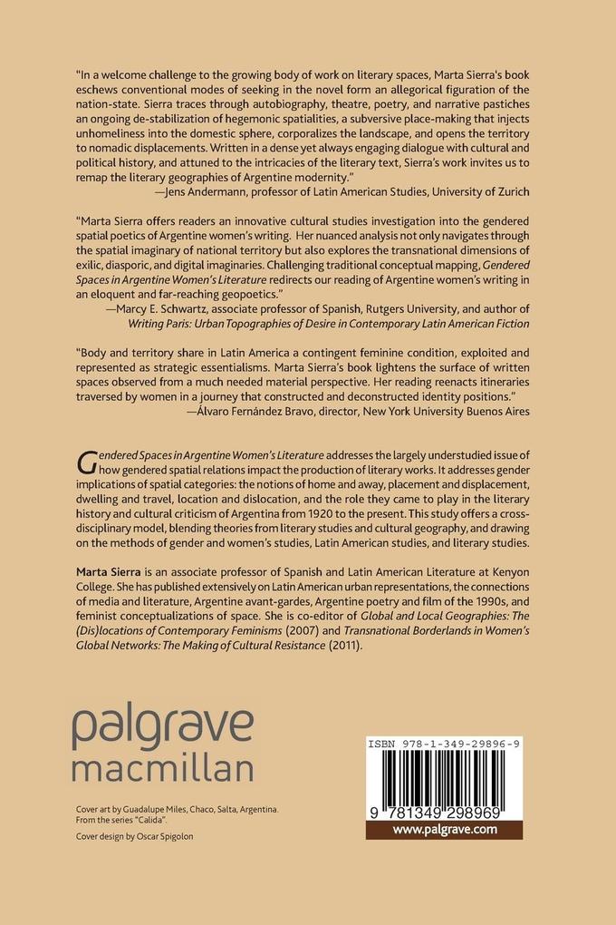 Weitere Ansicht: Gendered Spaces in Argentine Women's Literature | M. Sierra