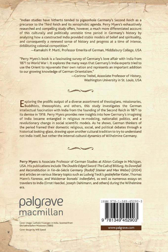 Weitere Ansicht: German Visions of India, 1871-1918 | P. Myers