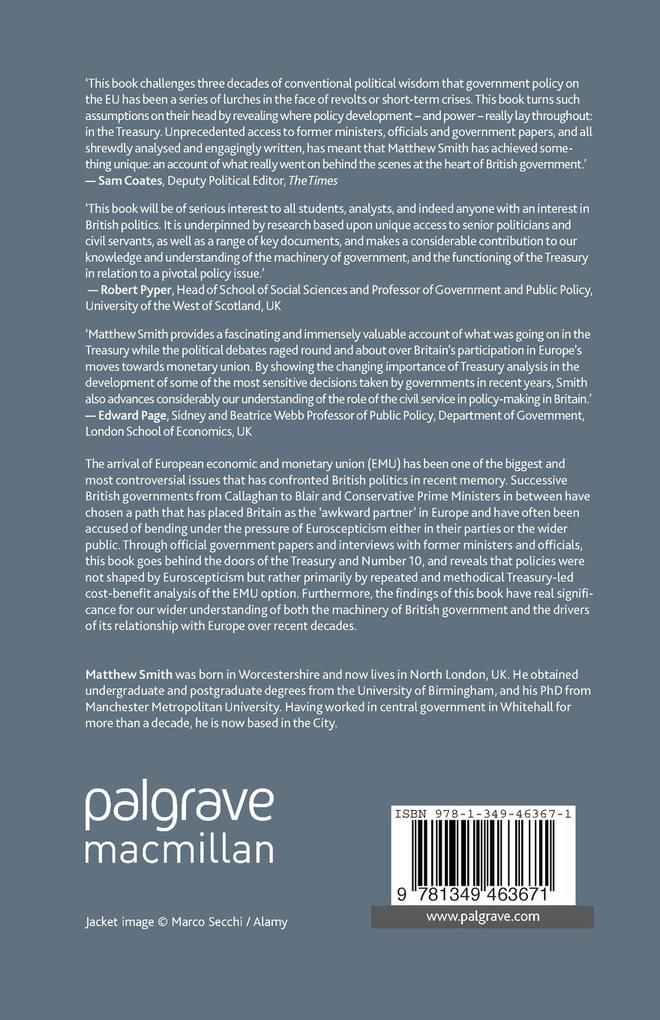 Weitere Ansicht: Policy-Making in the Treasury | M. Smith