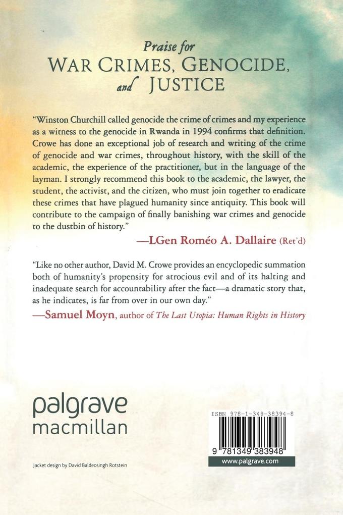 Weitere Ansicht: War Crimes, Genocide, and Justice | D. Crowe
