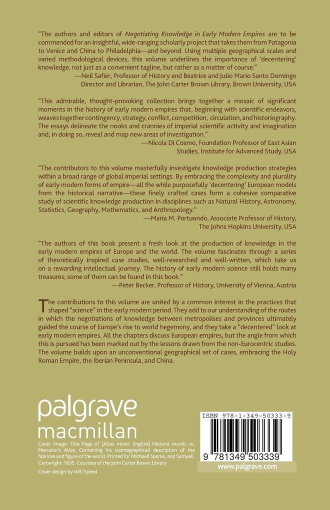 Weitere Ansicht: Negotiating Knowledge in Early Modern Empires