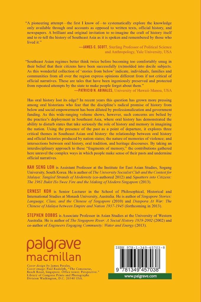 Weitere Ansicht: Oral History in Southeast Asia