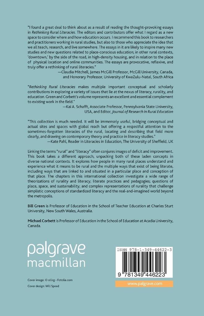 Weitere Ansicht: Rethinking Rural Literacies | Michael Corbett