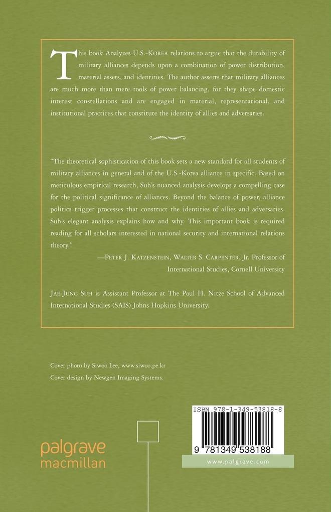 Weitere Ansicht: Power, Interest, and Identity in Military Alliances | J. Suh