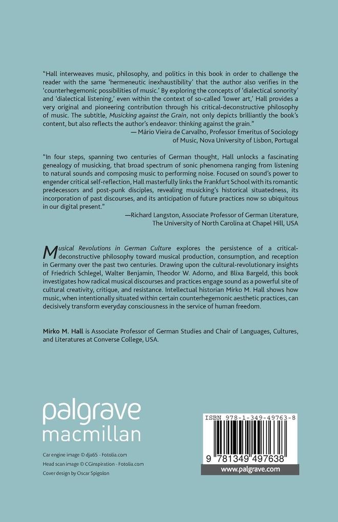 Weitere Ansicht: Musical Revolutions in German Culture | M. Hall