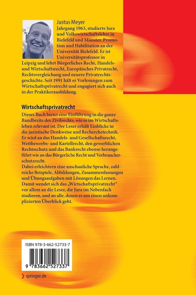 Weitere Ansicht: Wirtschaftsprivatrecht | Justus Meyer