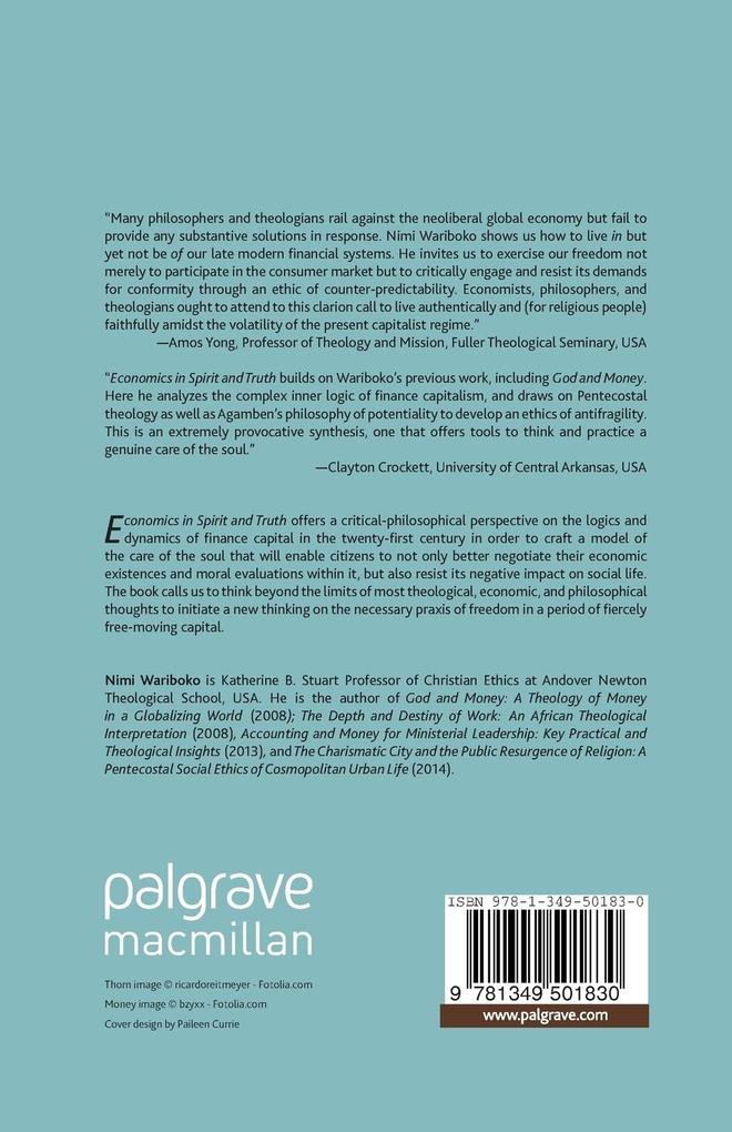 Weitere Ansicht: Economics in Spirit and Truth | N. Wariboko