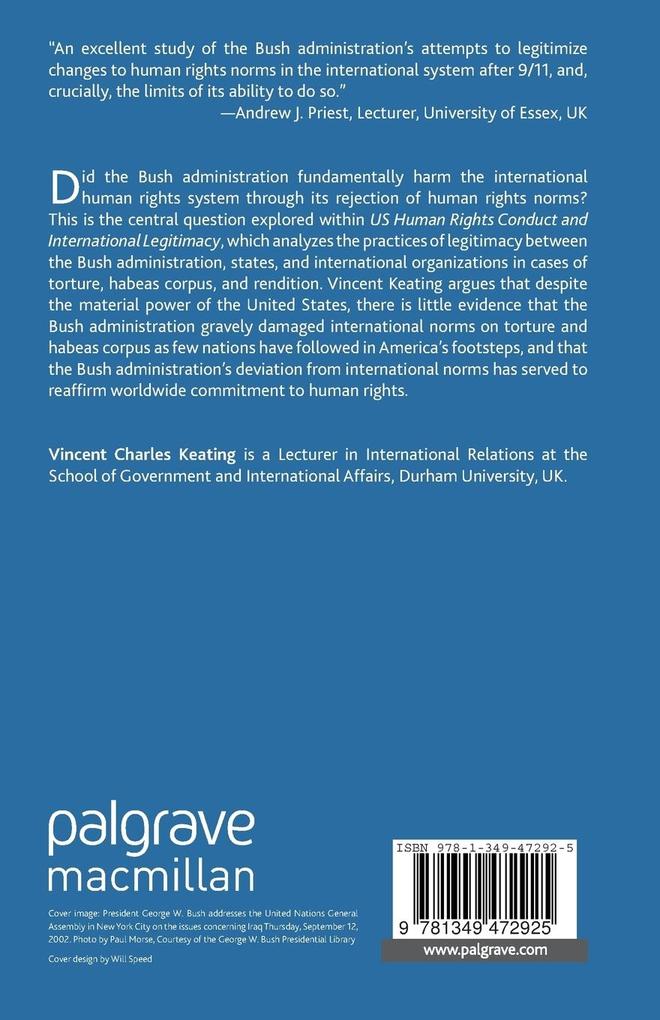 Weitere Ansicht: US Human Rights Conduct and International Legitimacy | V. Keating