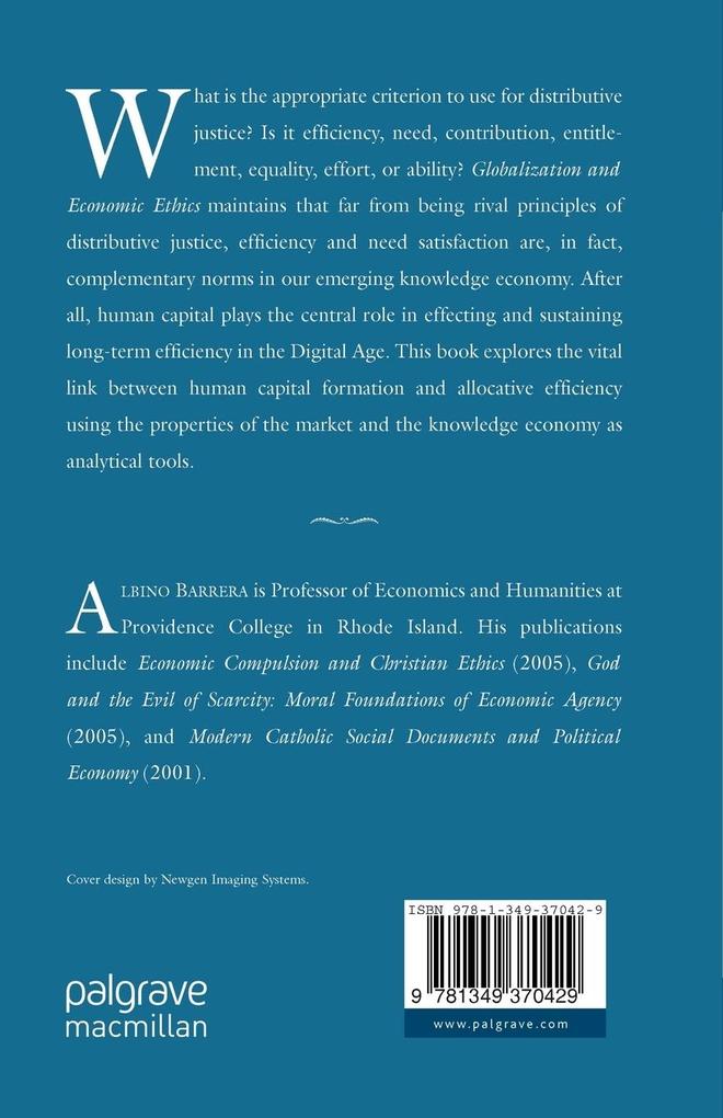 Weitere Ansicht: Globalization and Economic Ethics | A. Barrera