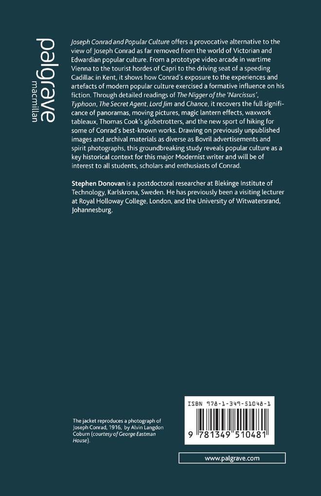 Weitere Ansicht: Joseph Conrad and Popular Culture | S. Donovan
