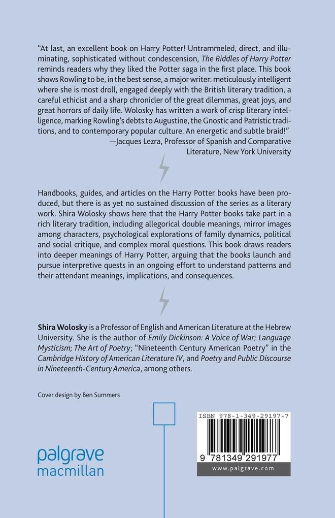 Weitere Ansicht: The Riddles of Harry Potter | Shira Wolosky