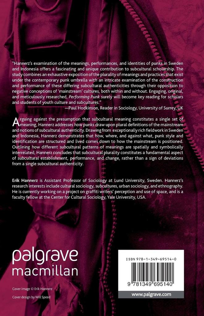 Weitere Ansicht: Performing Punk | Erik Hannerz, E. Hannerz