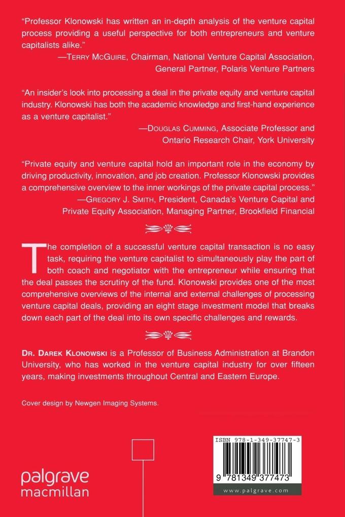 Weitere Ansicht: The Venture Capital Investment Process | Darek Klonowski, D. Klonowski