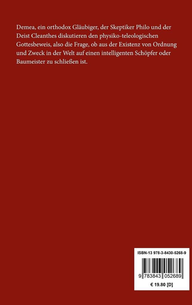 Weitere Ansicht: Dialoge über die natürliche Religion | David Hume