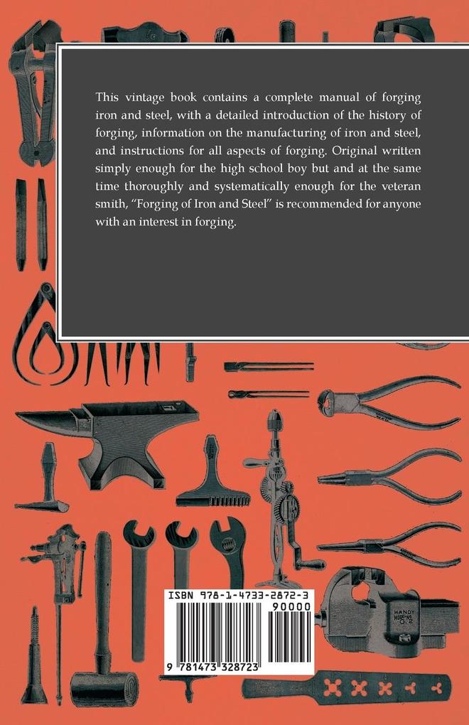 Weitere Ansicht: Forging of Iron and Steel - A Text Book for the Use of Students in Colleges, Secondary Schools and the Shop | William Allyn Richards