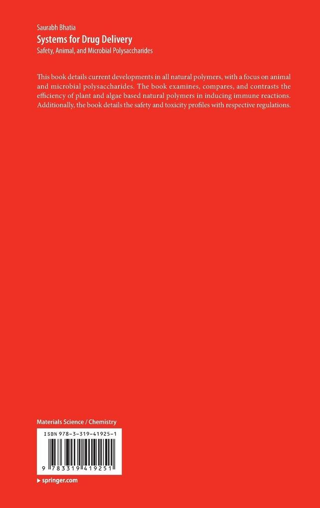 Weitere Ansicht: Systems for Drug Delivery | Saurabh Bhatia