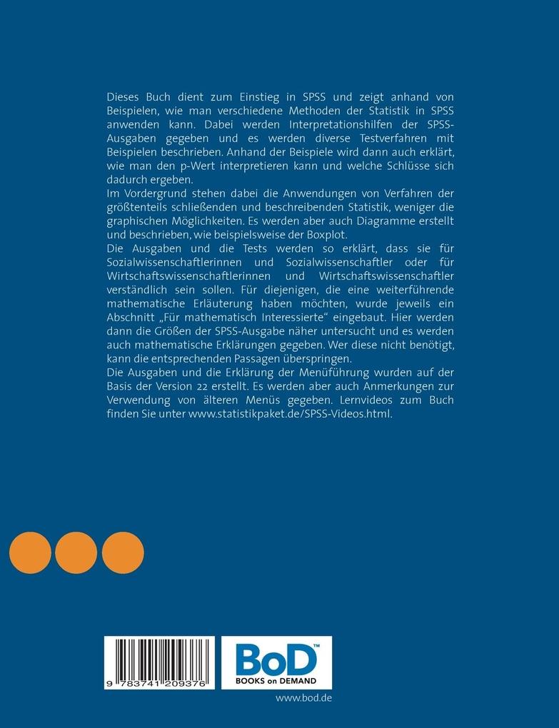 Weitere Ansicht: Einstieg in die Datenanalyse mit SPSS | Marco Schuchmann