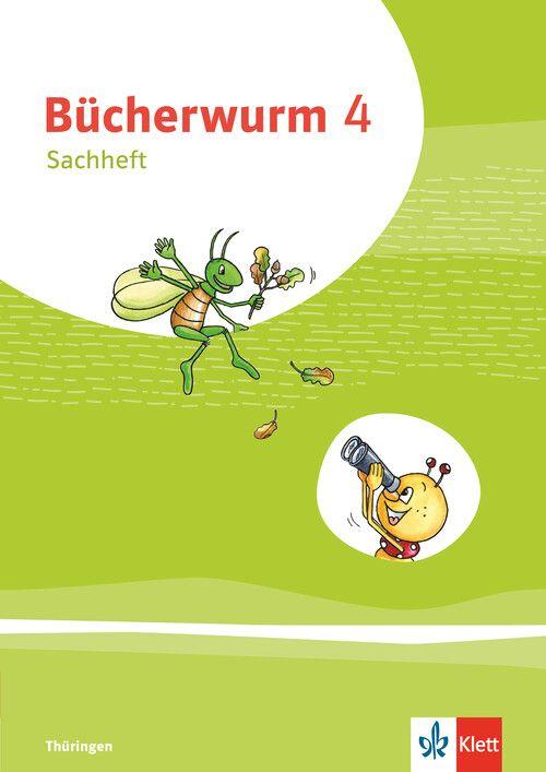 Produktbild: Bücherwurm Sachheft. 4. Schuljahr. Reisefibel (5er-Pack). Thüringen