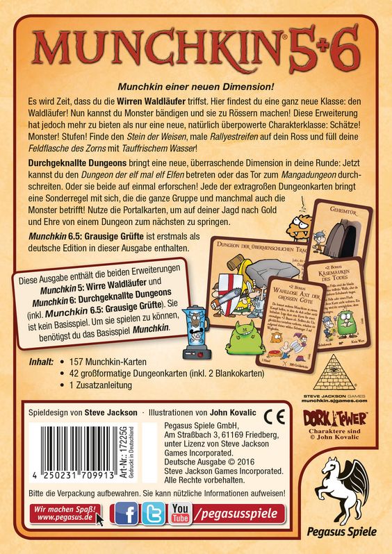 Weitere Ansicht: Munchkin 5+6+6.5 | Steve Jackson