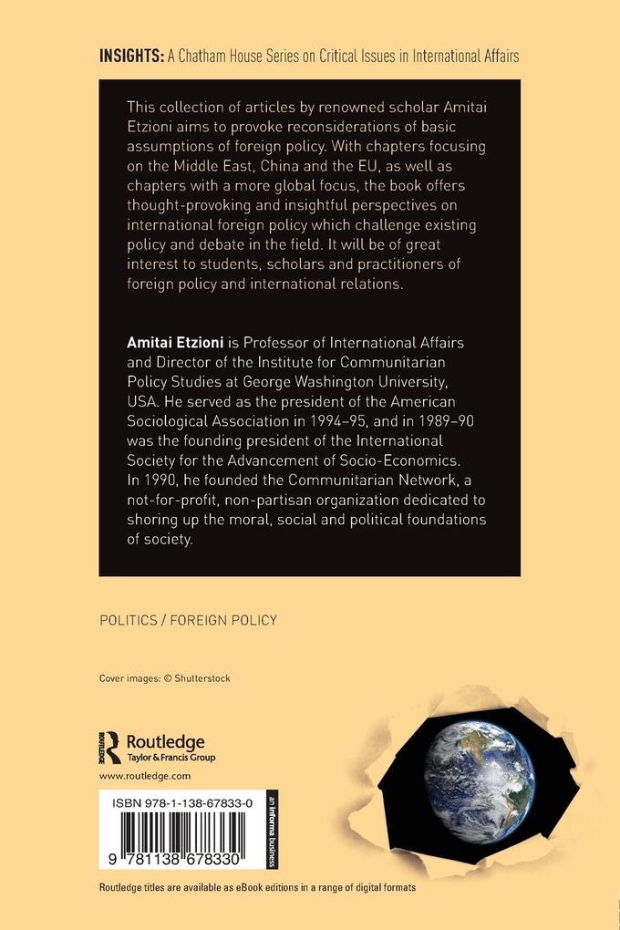 Weitere Ansicht: Foreign Policy | Amitai Etzioni