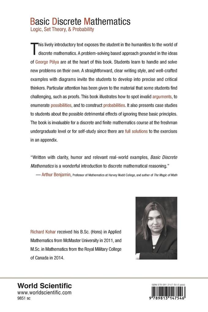 Weitere Ansicht: BASIC DISCRETE MATHEMATICS | Kohar Richard