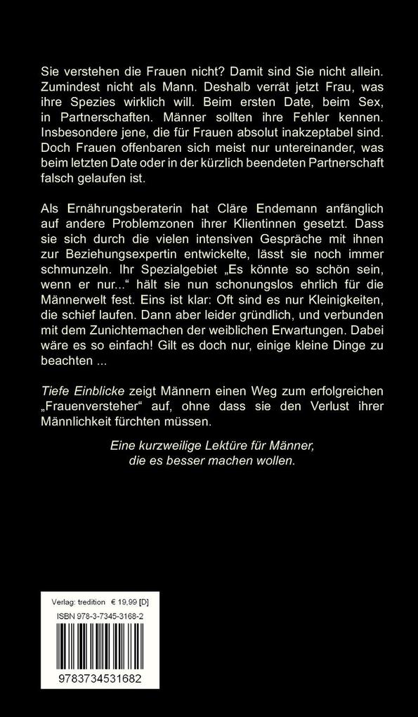 Weitere Ansicht: TIEFE EINBLICKE | Cläre Endemann
