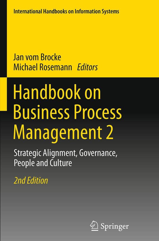Produktbild: Handbook on Business Process Management 2