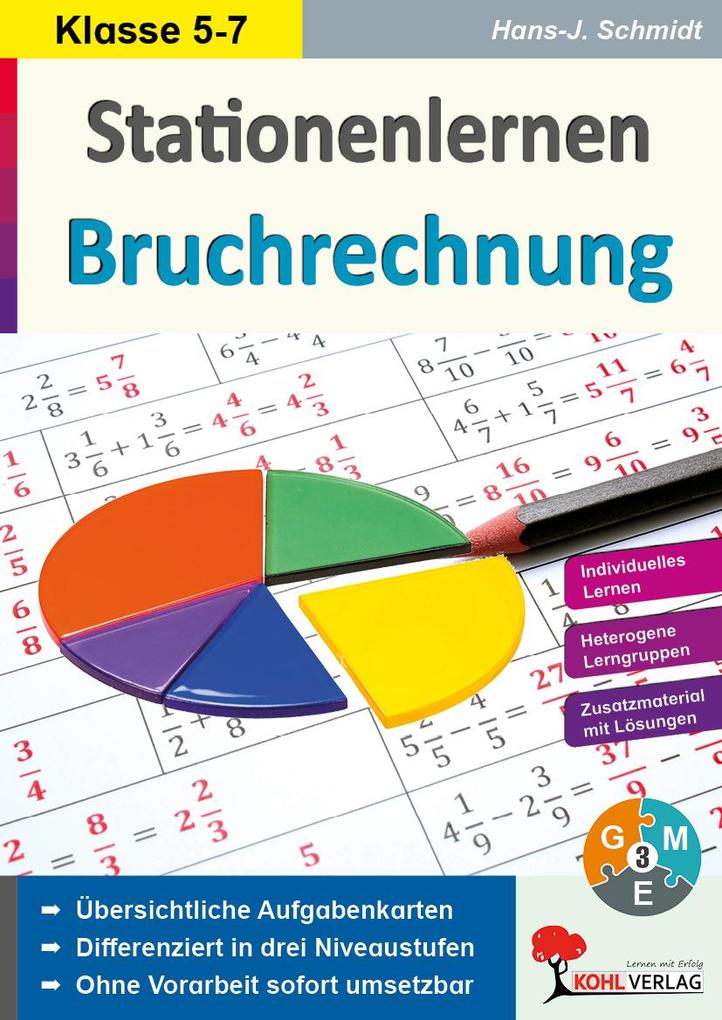 Produktbild: Stationenlernen Bruchrechnung | Hans-J. Schmidt