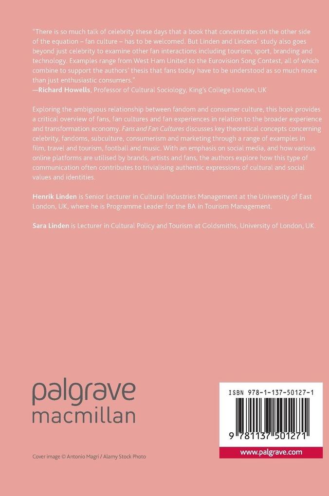 Weitere Ansicht: Fans and Fan Cultures | Henrik Linden, Sara Linden