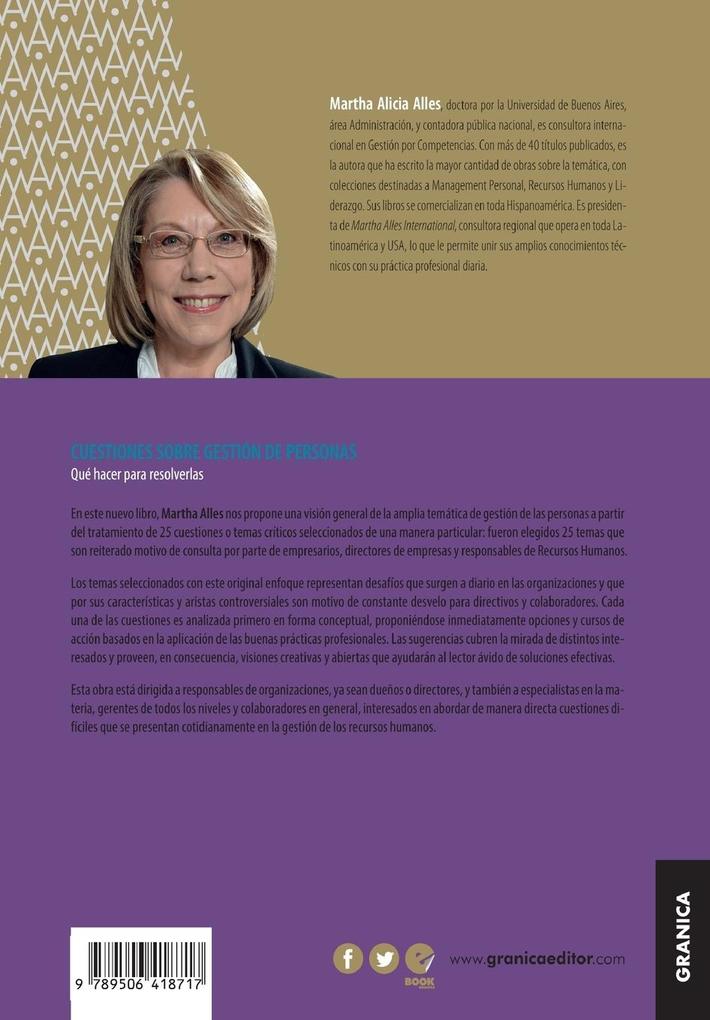 Weitere Ansicht: Cuestiones sobre gestión de personas | Martha Alles
