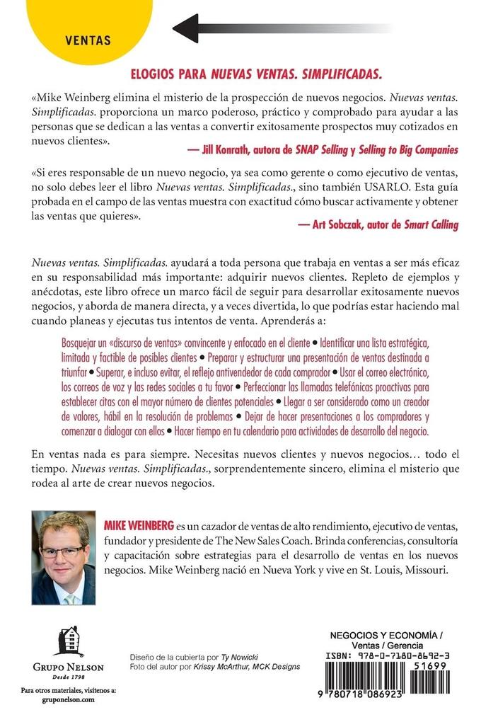 Weitere Ansicht: The Nuevas Ventas. Simplificadas. | Mike Weinberg