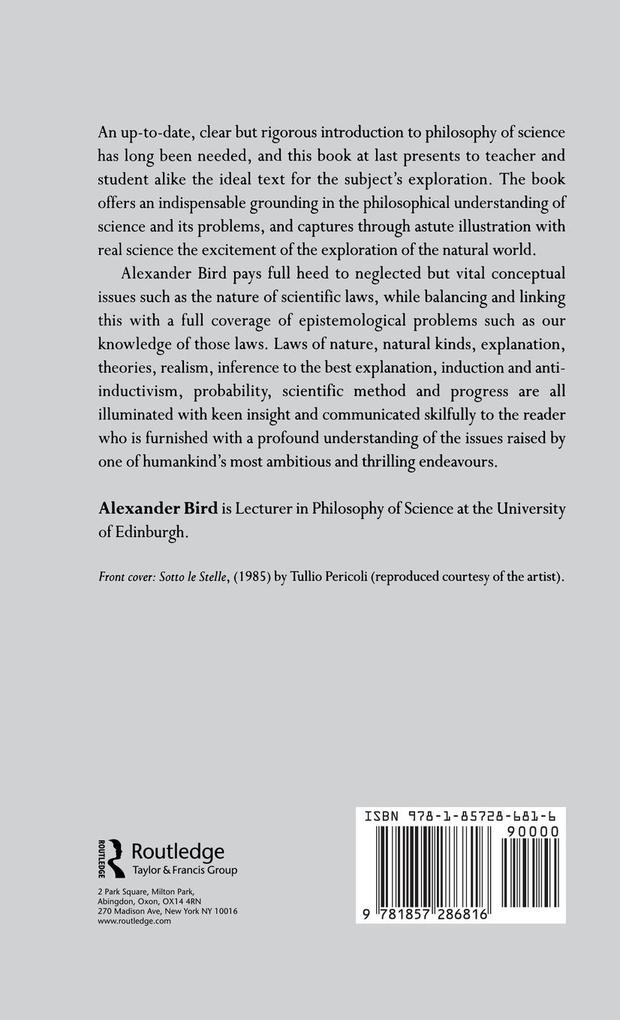 Weitere Ansicht: Philosophy Of Science | Alexander Bird