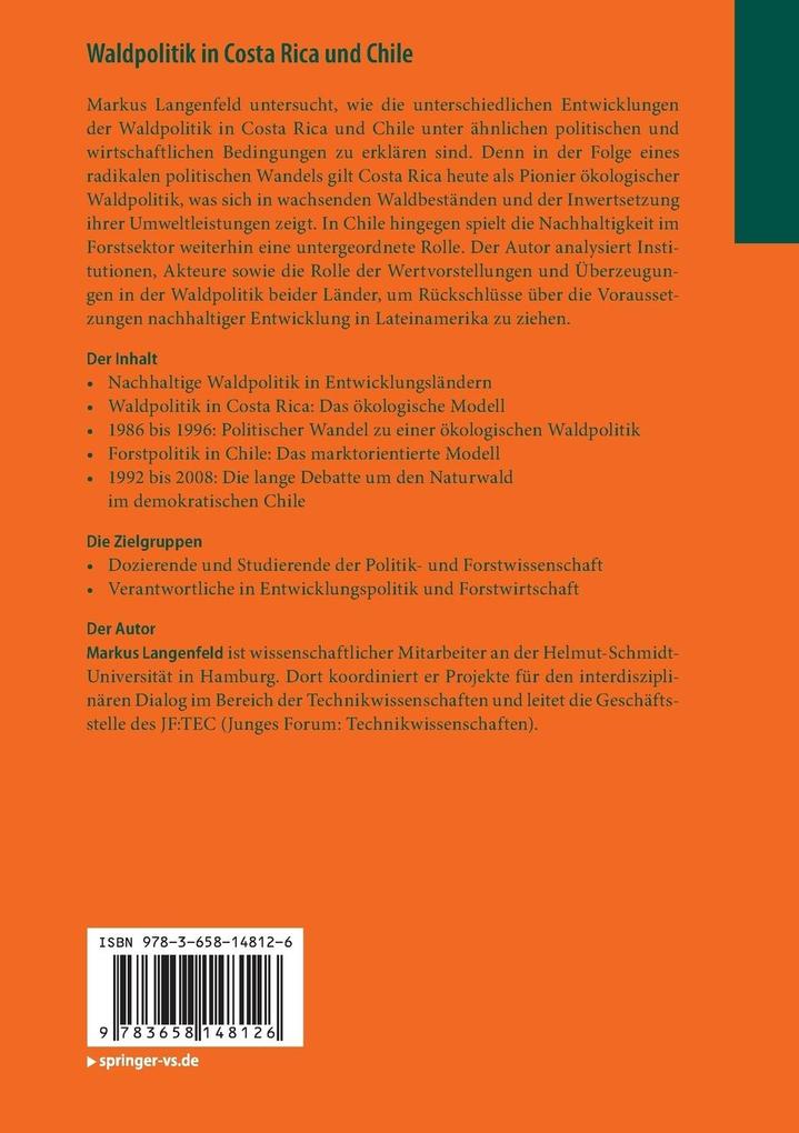 Weitere Ansicht: Waldpolitik in Costa Rica und Chile | Markus Langenfeld