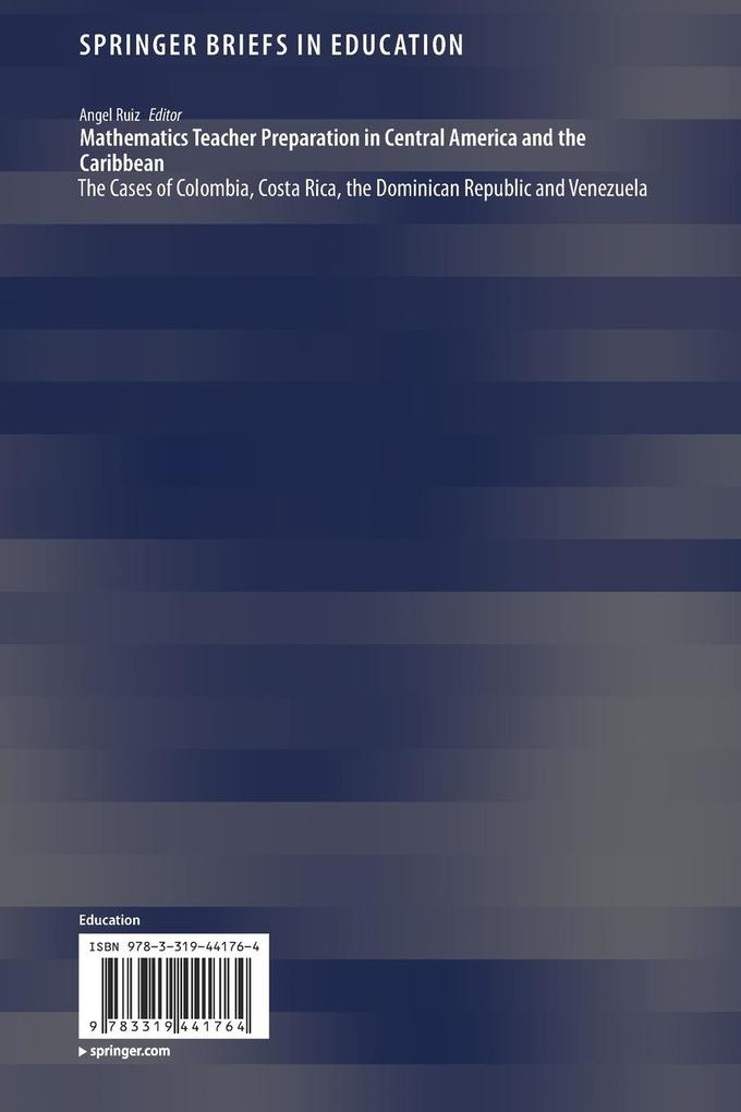 Weitere Ansicht: Mathematics Teacher Preparation in Central America and the Caribbean