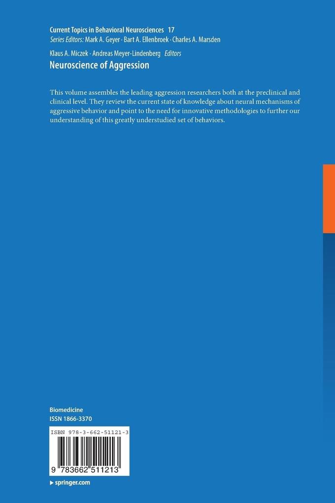 Weitere Ansicht: Neuroscience of Aggression
