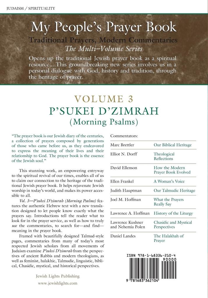 Weitere Ansicht: My People's Prayer Book Vol 3