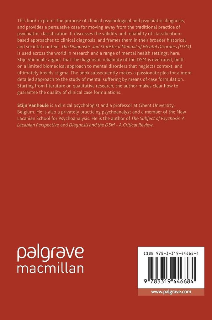 Weitere Ansicht: Psychiatric Diagnosis Revisited | Stijn Vanheule