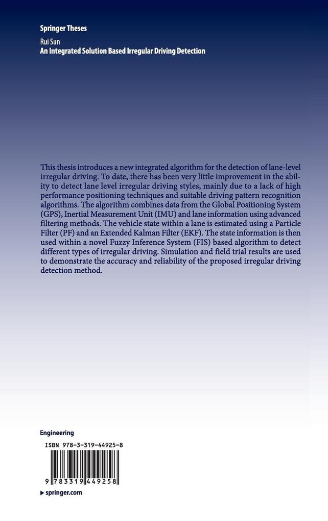 Weitere Ansicht: An Integrated Solution Based Irregular Driving Detection | Rui Sun