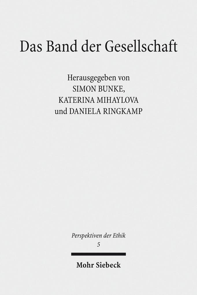 Produktbild: Das Band der Gesellschaft